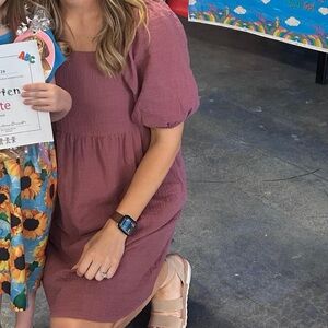 Melrose and Market Dusty Rose Mini Dress